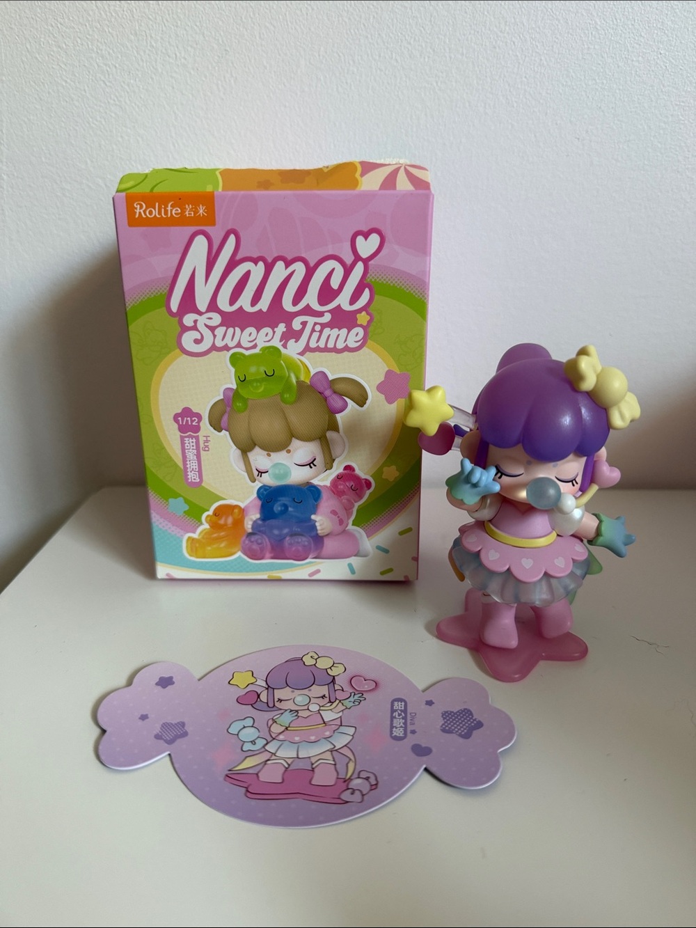 Nanci Sweet Time - Diva Purple Collectible Figure for Kids